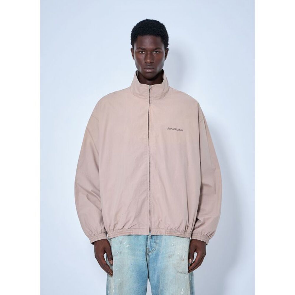Acne Studios Women Logo Printed Zip-Up Jacket